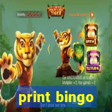 print bingo